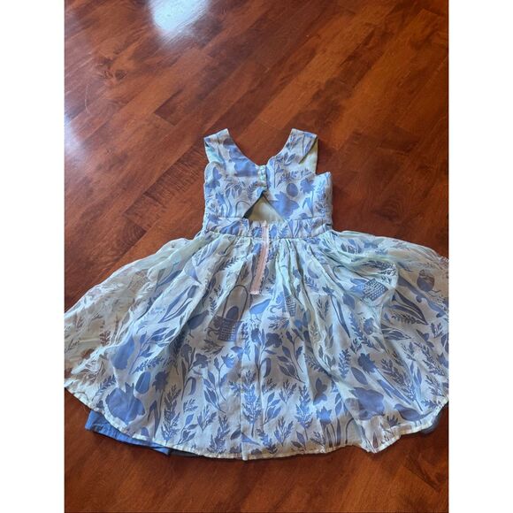 Girls Homemade Easter dress size 10 - Picture 4 of 6